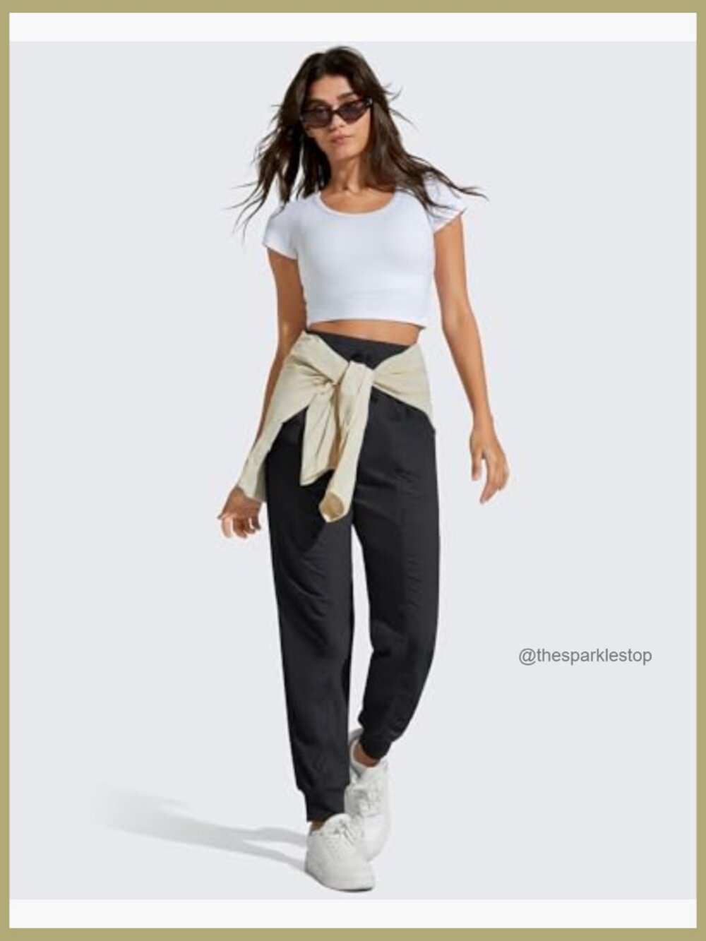Lightweight Track Pants with Pockets Drawstring Joggers Athletic Travel - Picture 7 of 7